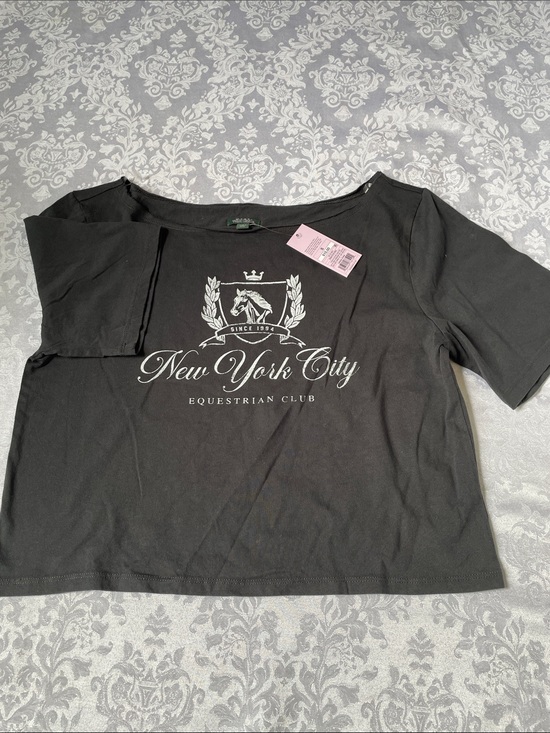 wild fable Tops - NWT New York City Equestrian Club Black Women's Top. Size Small.